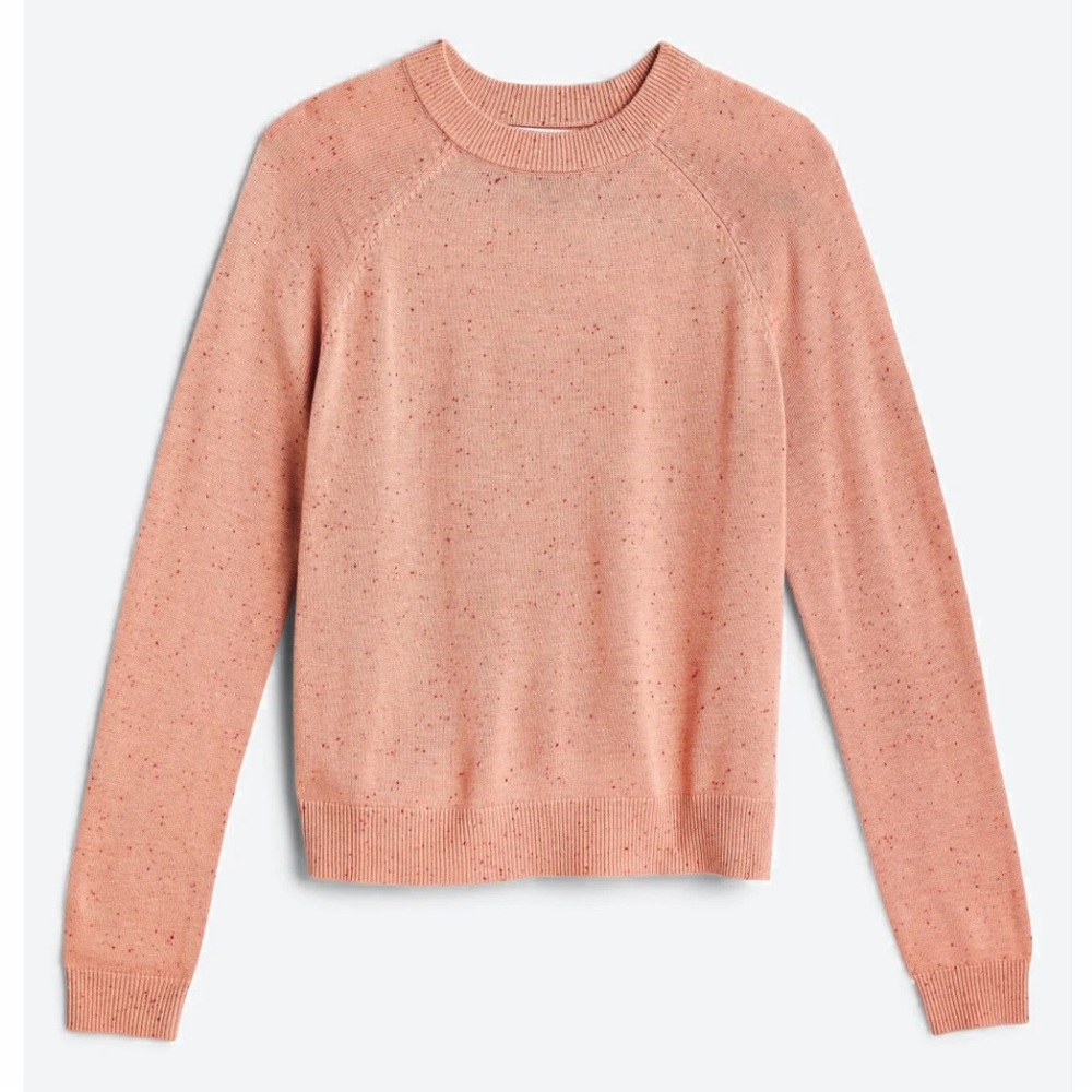 Stitches & Stripes Jaelynn Crewneck Sweater, pink, XL